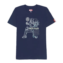 Load image into Gallery viewer, MARVEL Character Iron Man Foil + Metalic Print Effect 100% Cotton Tee T-Shirt (VIM22908)
