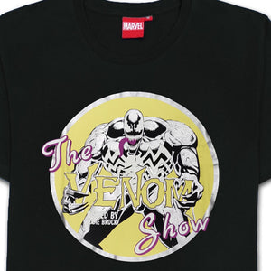 MARVEL Avengers Men Graphic GLOW IN THE DARK T Shirts VIM19609 (Black)