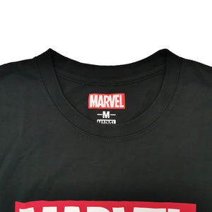MARVEL Block 100% Cotton Men T Shirt (Black) VIM21750
